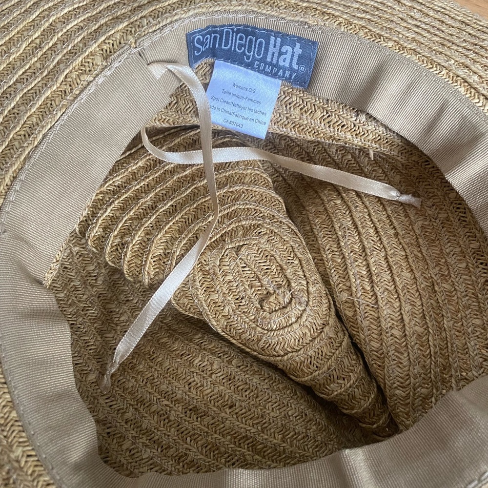 Beach straw hat - Picture 3 of 3